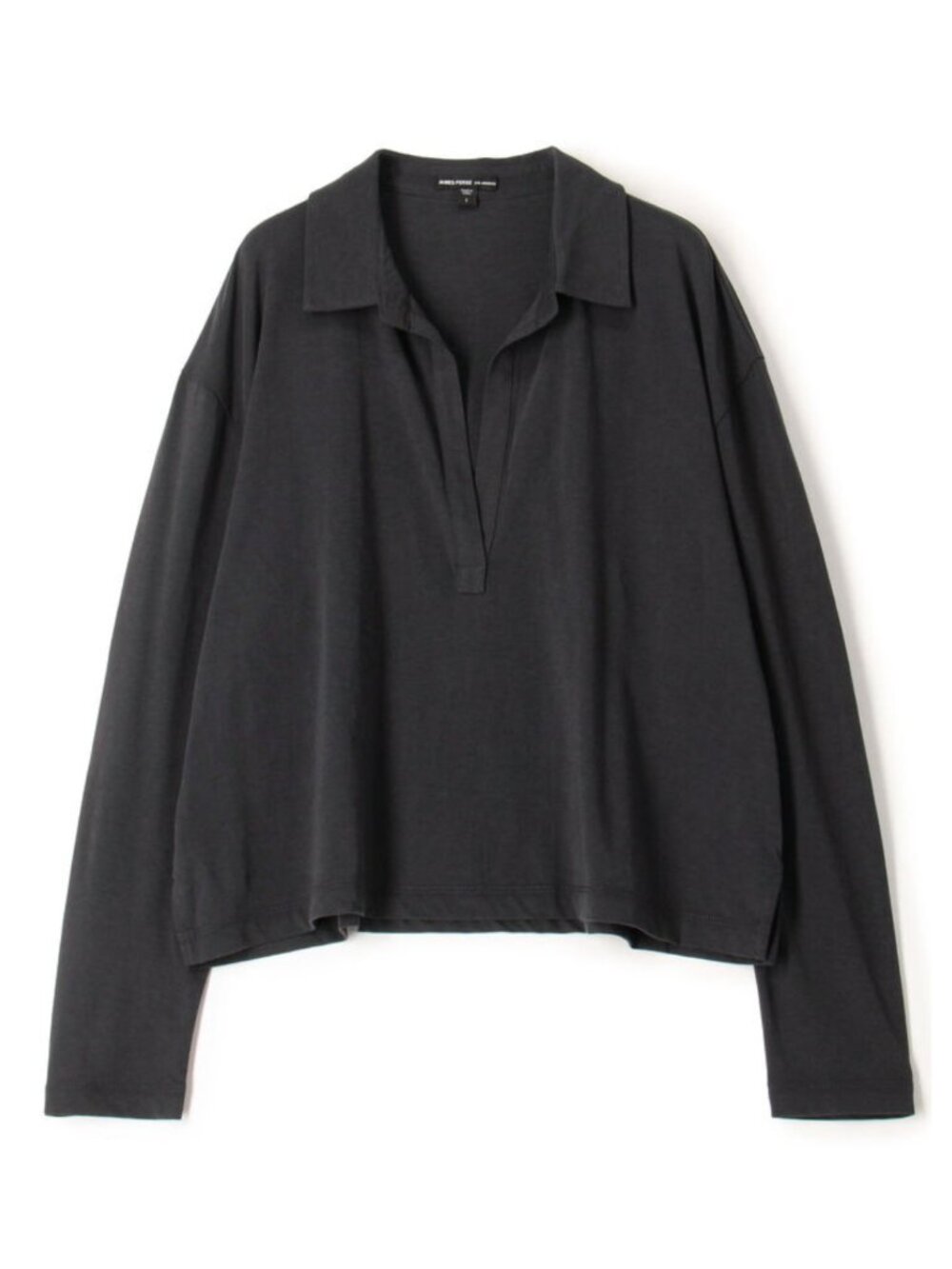 James Perse Split-neck Cotton Jersey Top S $322